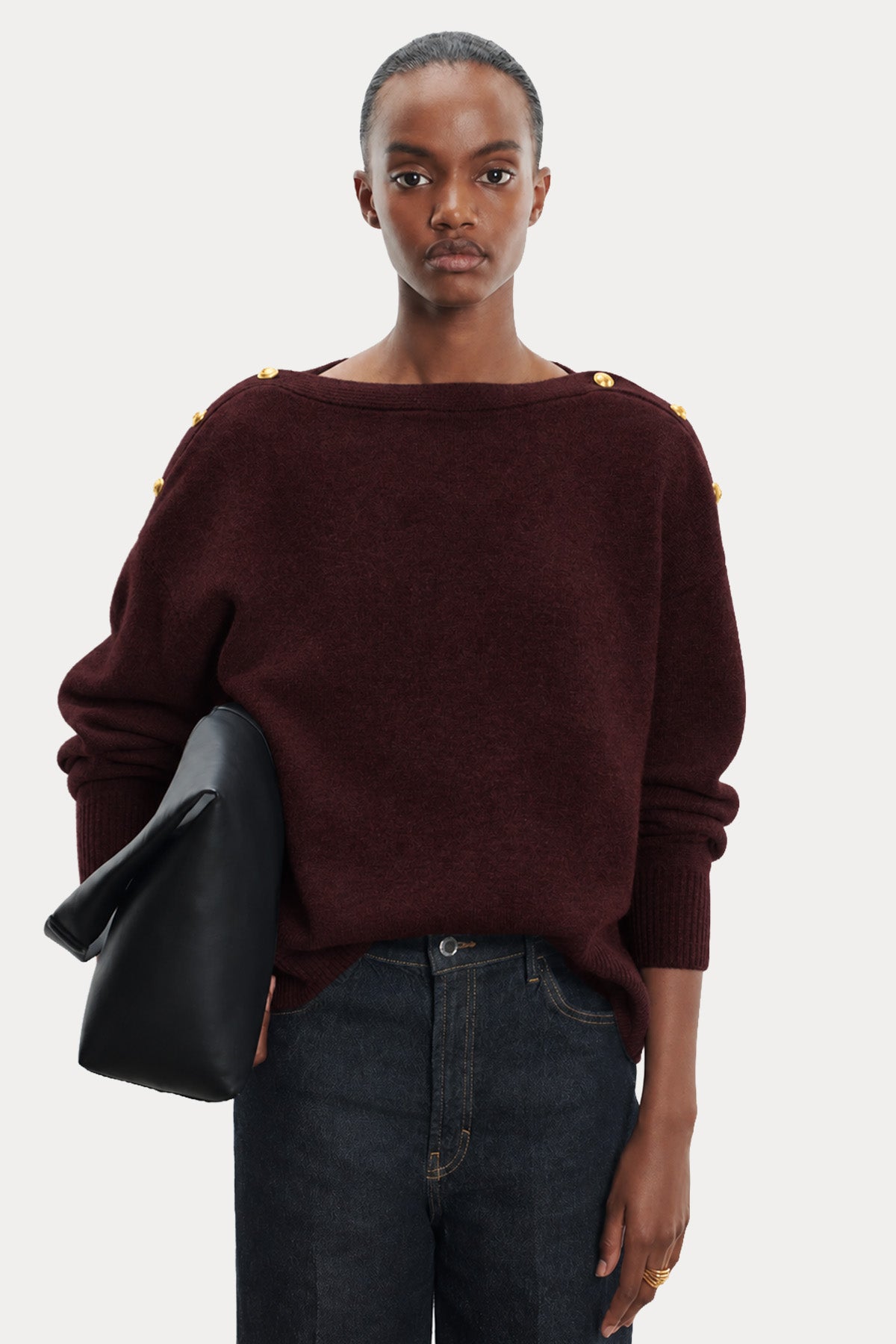 Majestic Relaxed Fit Kaşmir Örgü Yün Triko