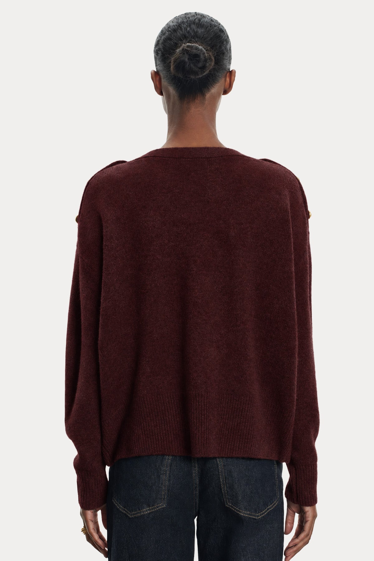 Majestic Relaxed Fit Kaşmir Örgü Yün Triko
