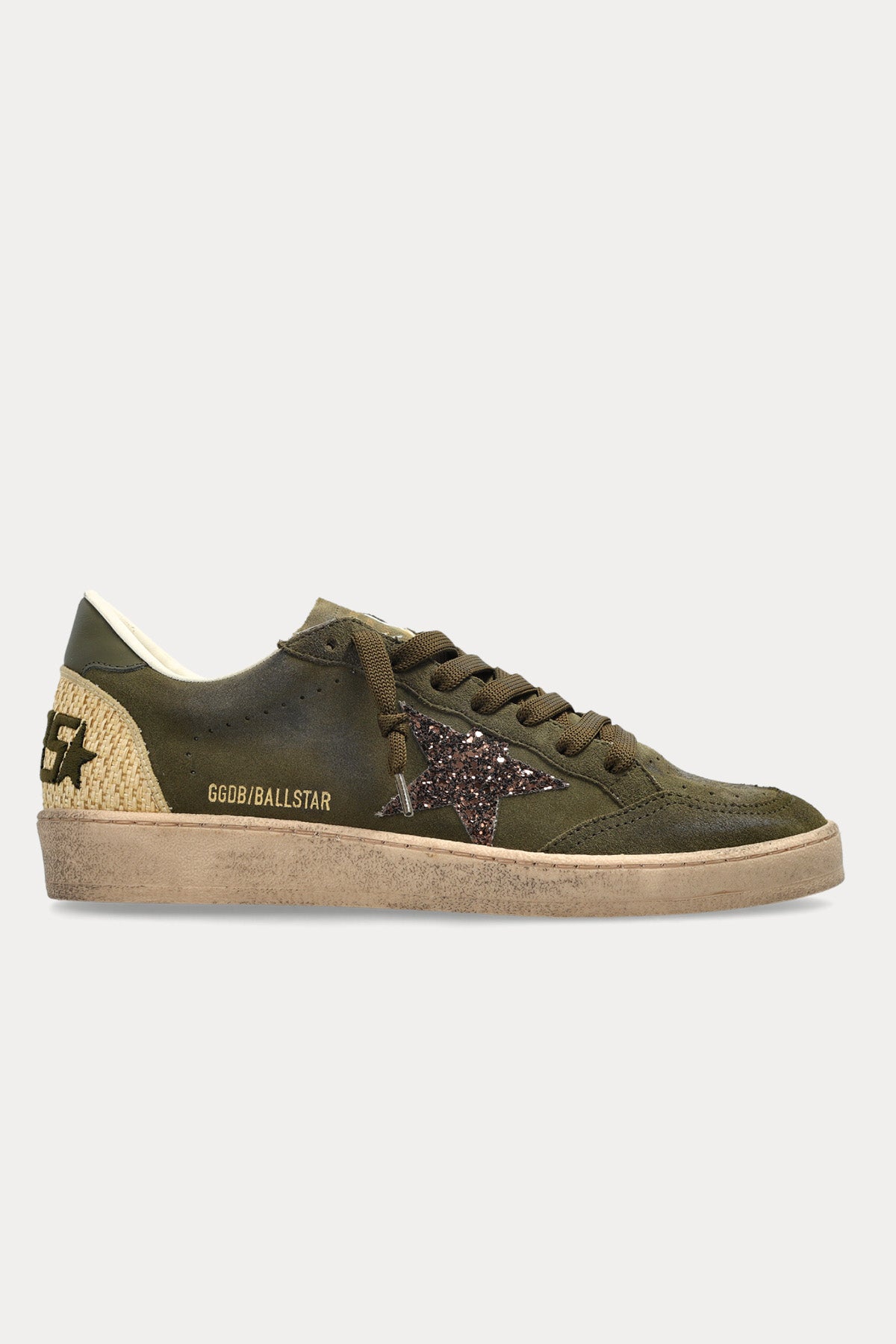 Golden Goose Ball-Star Payetli Süet Sneaker Ayakkabı