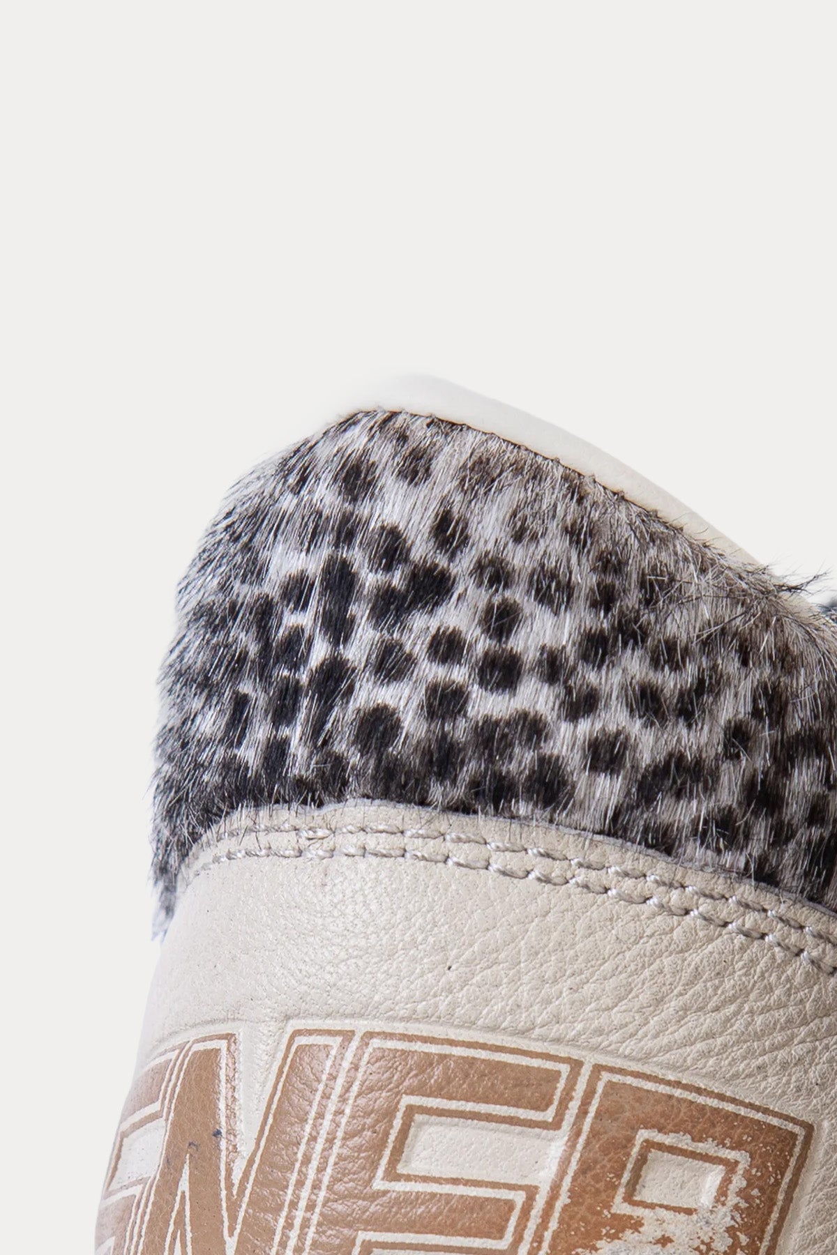 Golden Goose Ball-Star Leopar Desenli Deri Sneaker Ayakkabı