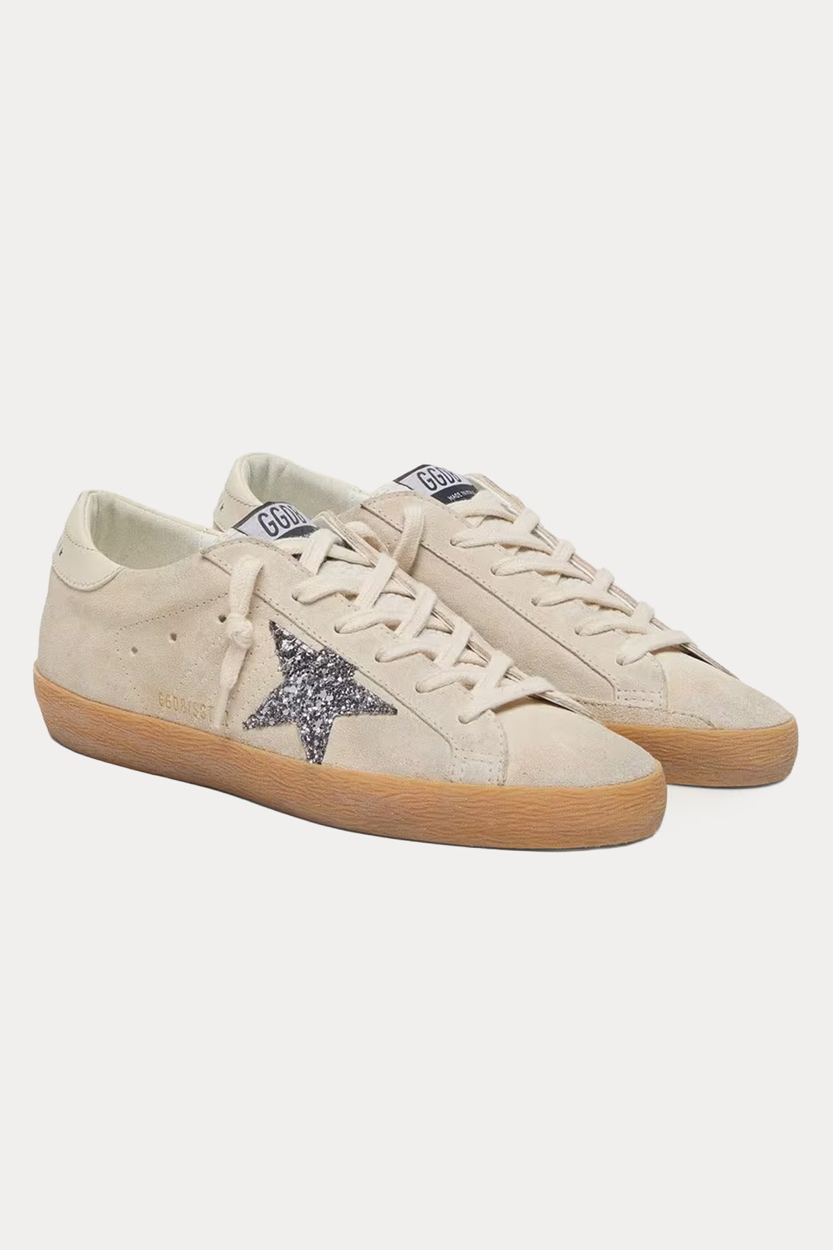 Golden Goose Super-Star Payetli Süet Sneaker Ayakkabı