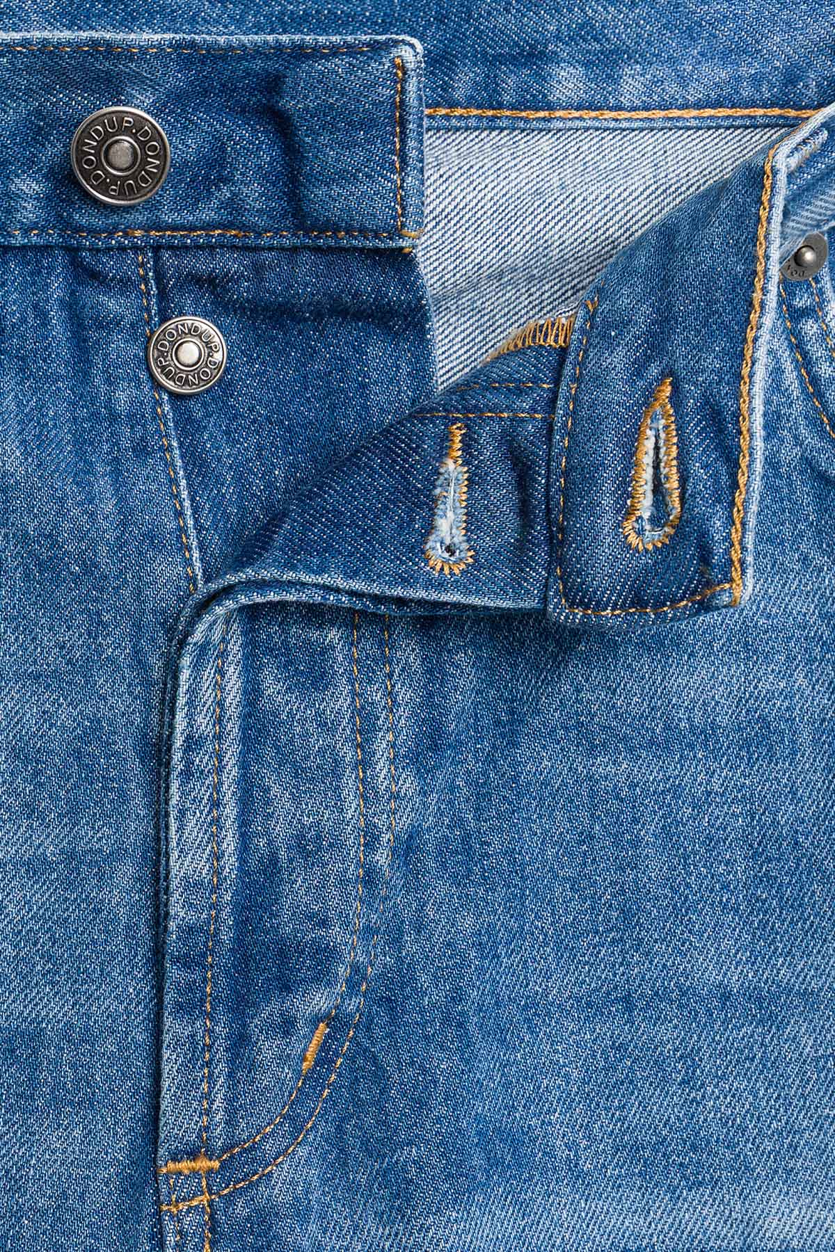 Dondup Brighton Carrot Fit Yıkamalı Jeans