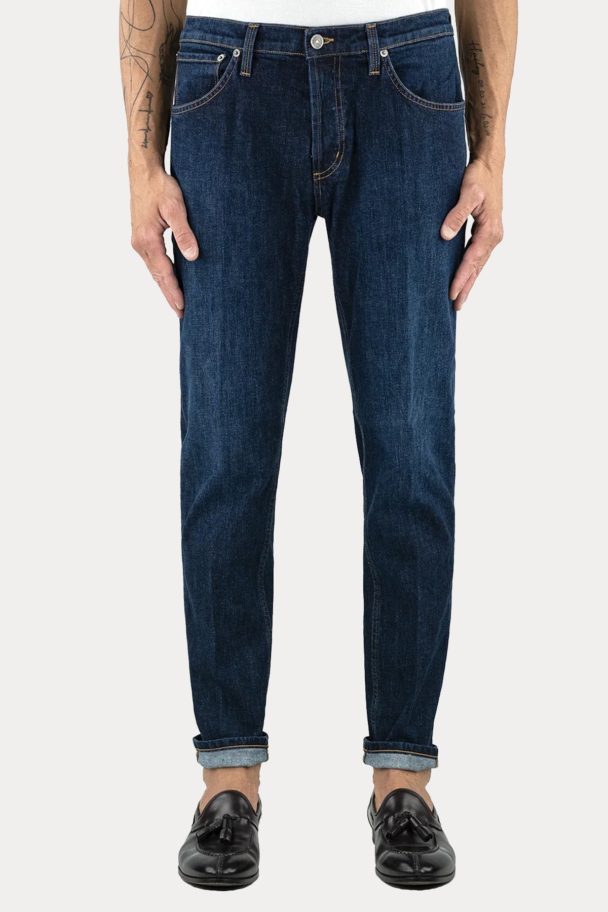 Dondup Brighton Carrot Fit Yıkamalı Jeans
