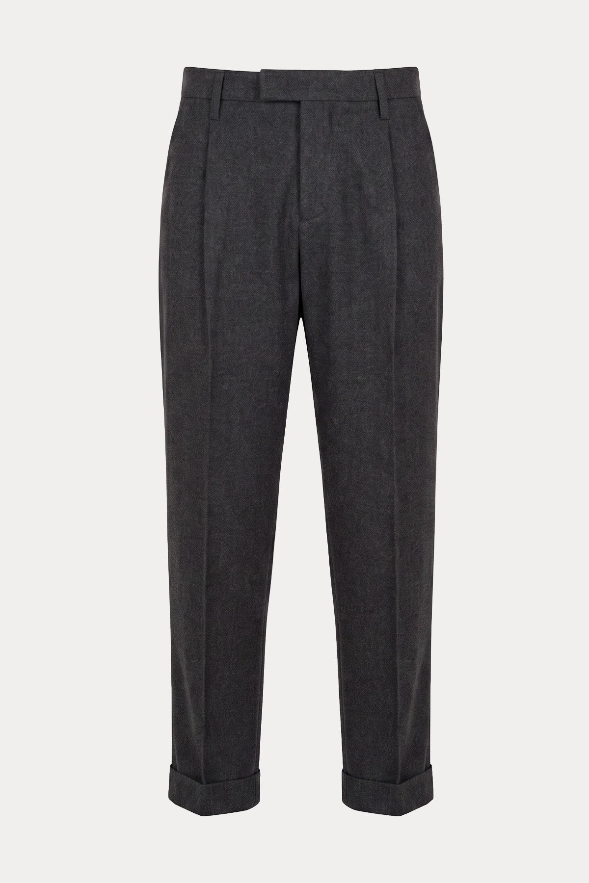 Dondup Slim Fit Duble Paça Kaşmir Yün Pantolon