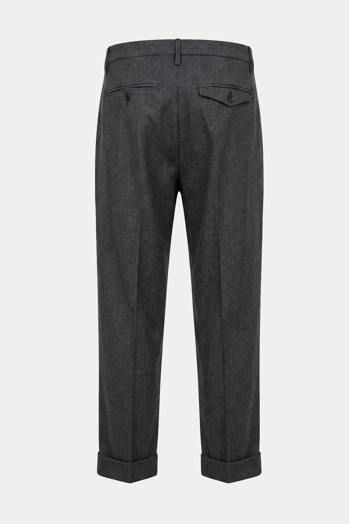 Dondup Slim Fit Duble Paça Kaşmir Yün Pantolon