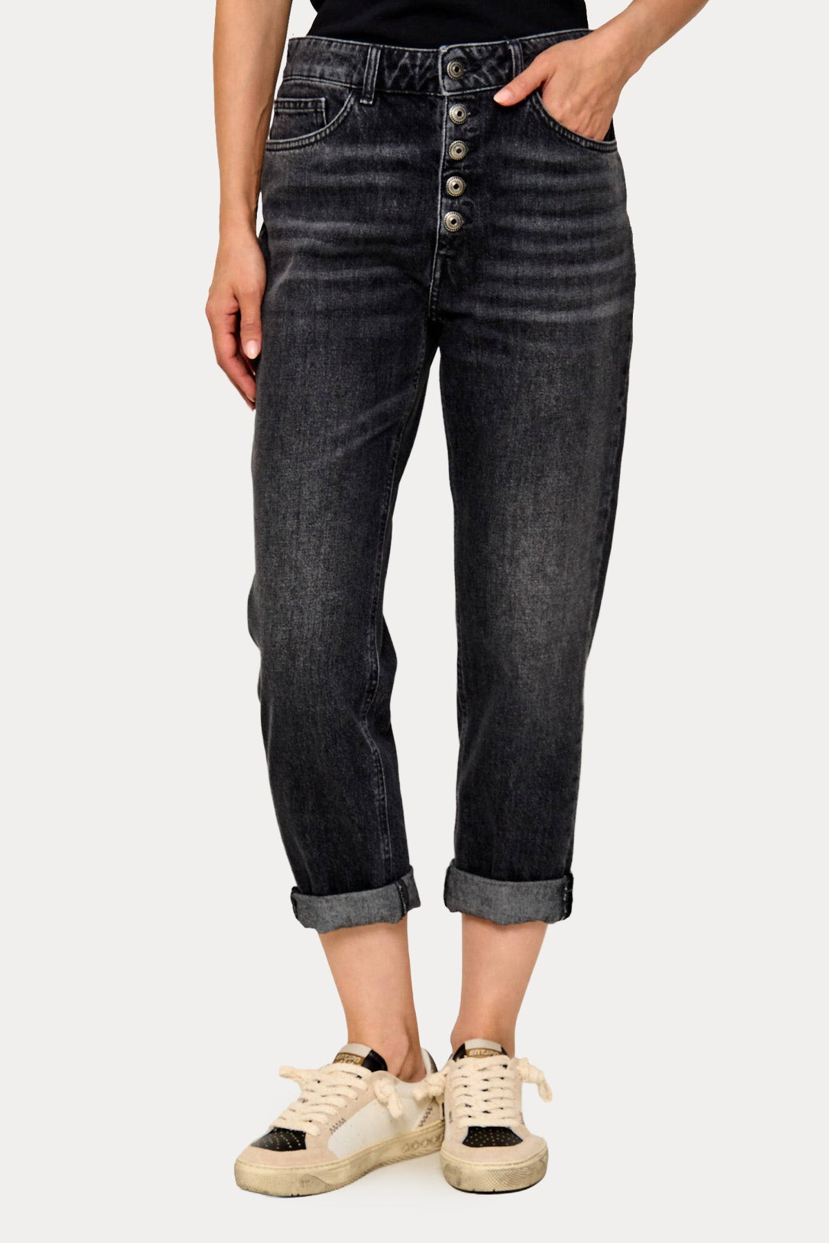 Dondup Loose Fit Yıkamalı Jeans
