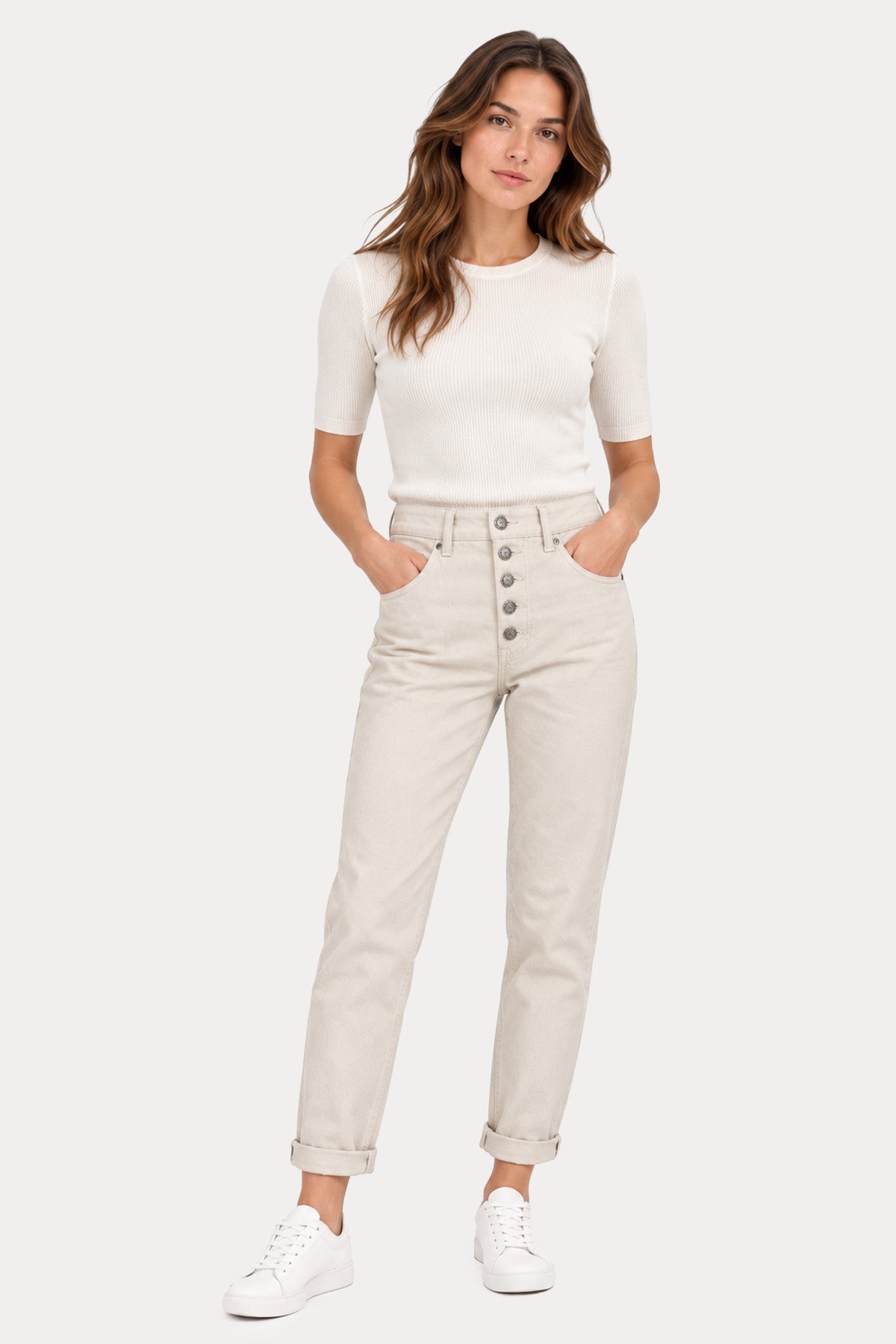 Dondup Koons Loose Fit Kadife Pantolon