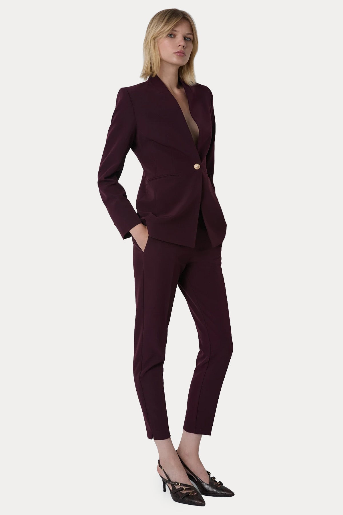 Bsb Regular Fit Streç Blazer Ceket