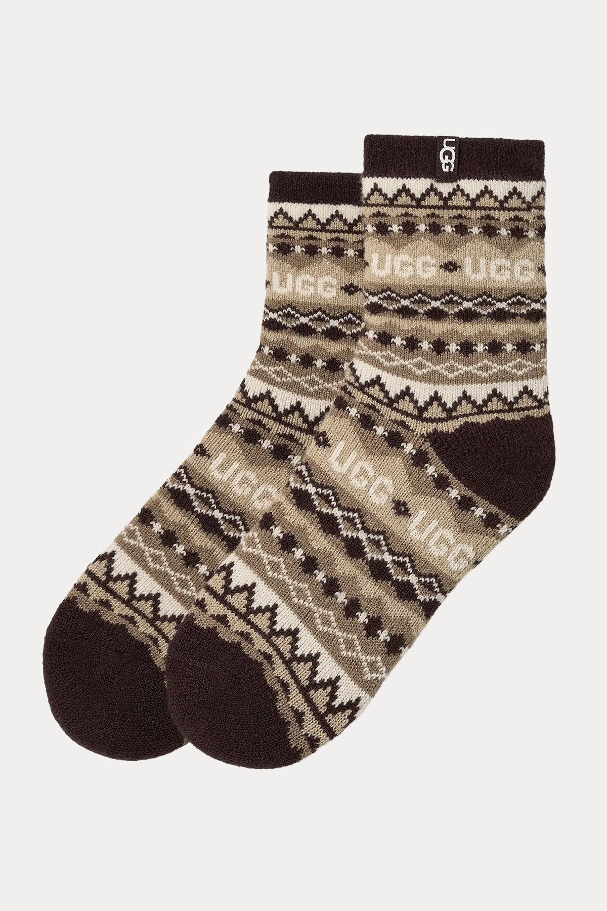 Ugg Cressida İskandinav Desenli Örgü Çorap