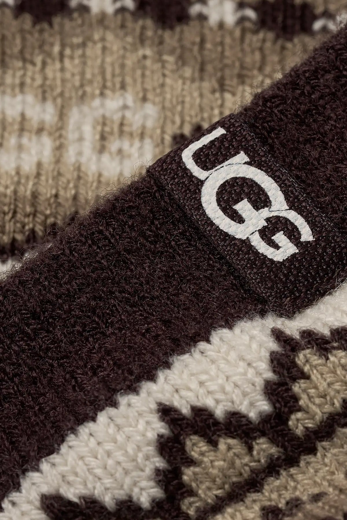 Ugg Cressida İskandinav Desenli Örgü Çorap