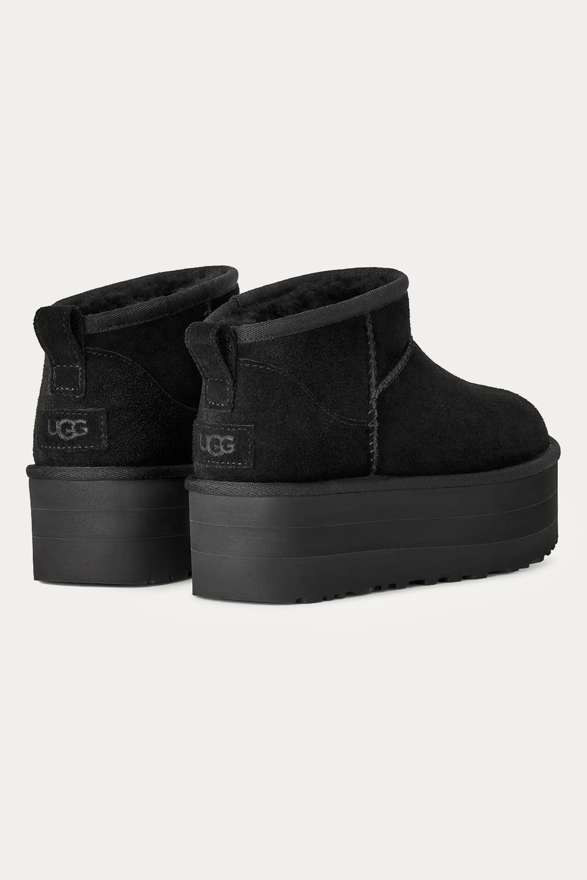 Ugg Black Classic Ultra Mini Platform Bot
