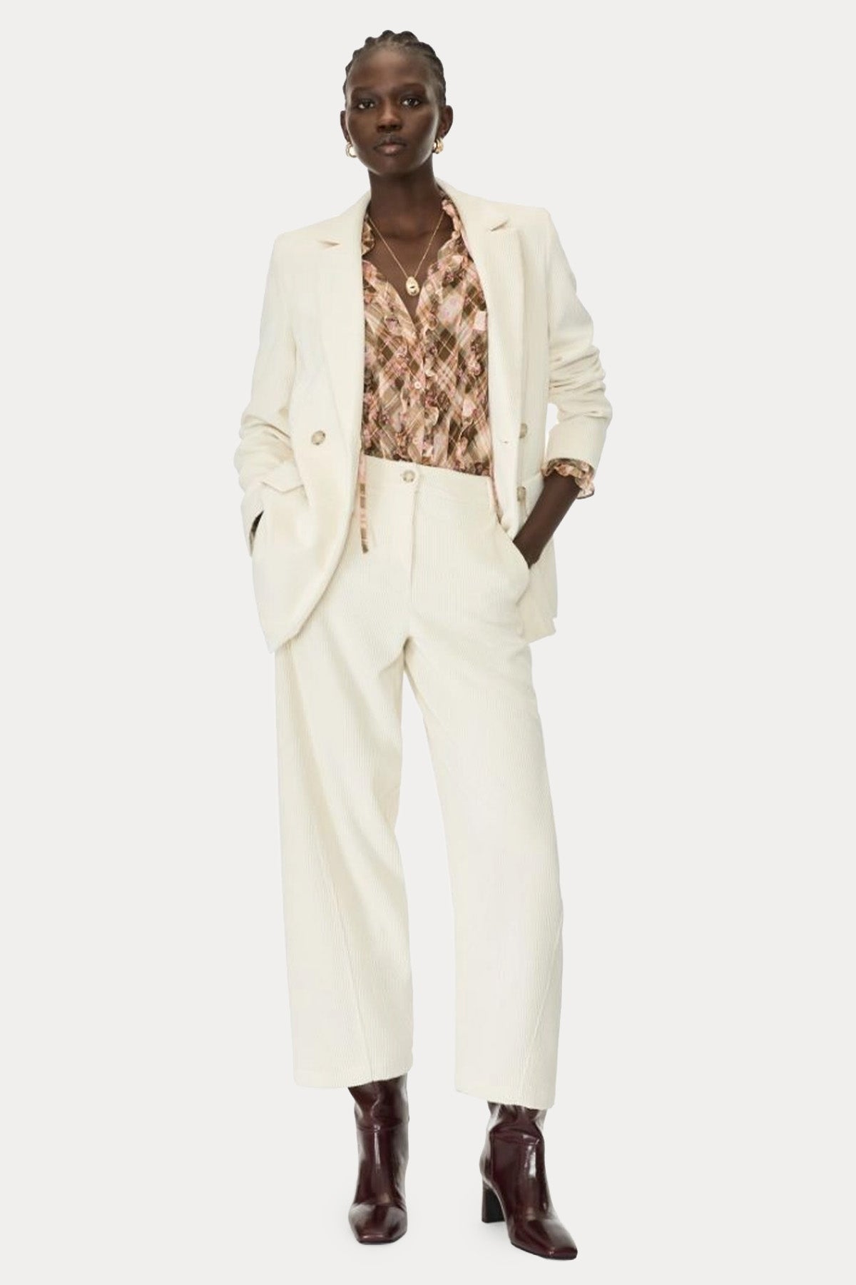 iBlues Regular Fit Kruvaze Fitilli Blazer Ceket