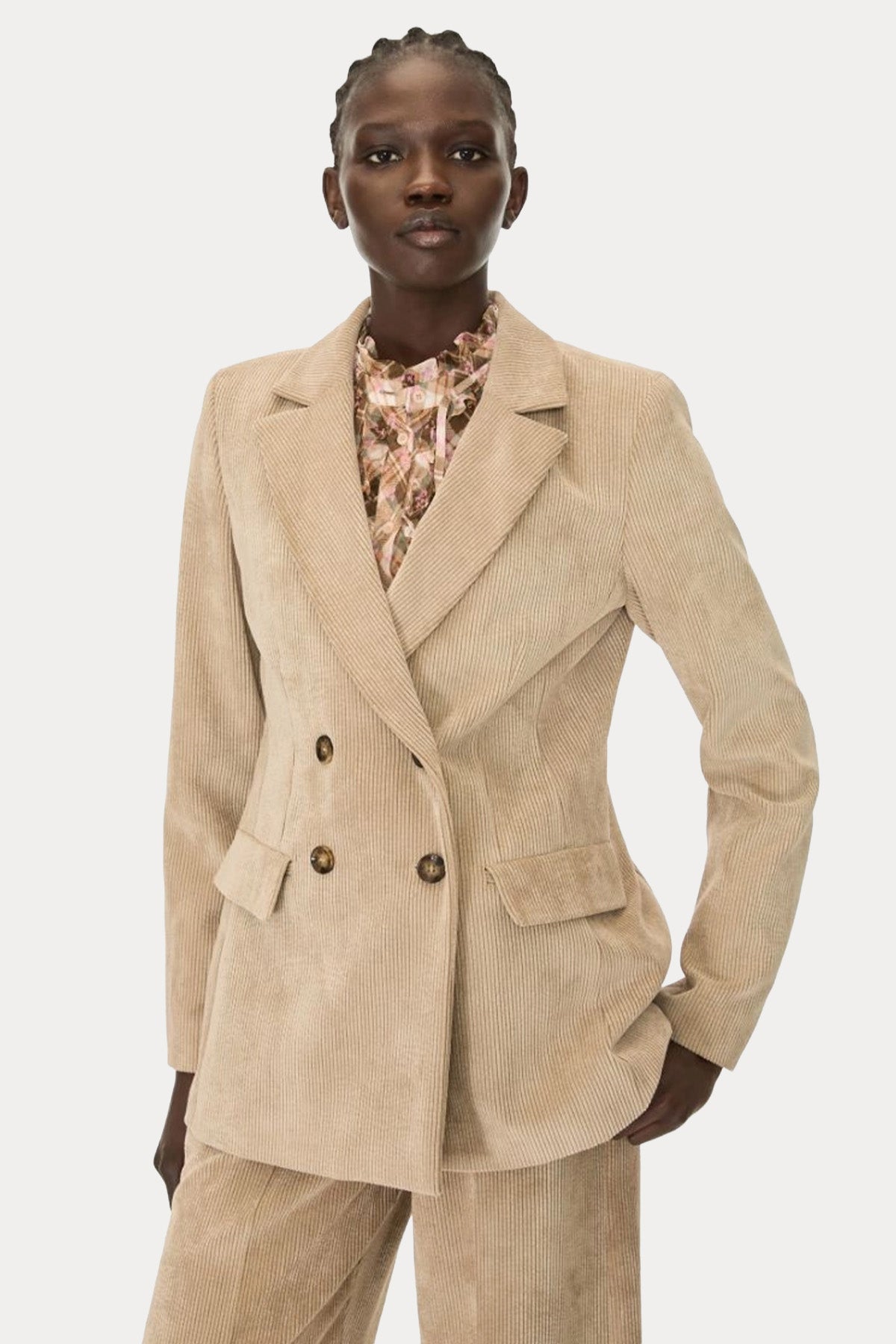 iBlues Regular Fit Kruvaze Fitilli Blazer Ceket