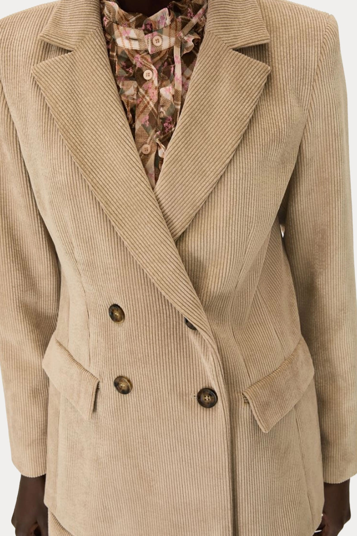 iBlues Regular Fit Kruvaze Fitilli Blazer Ceket