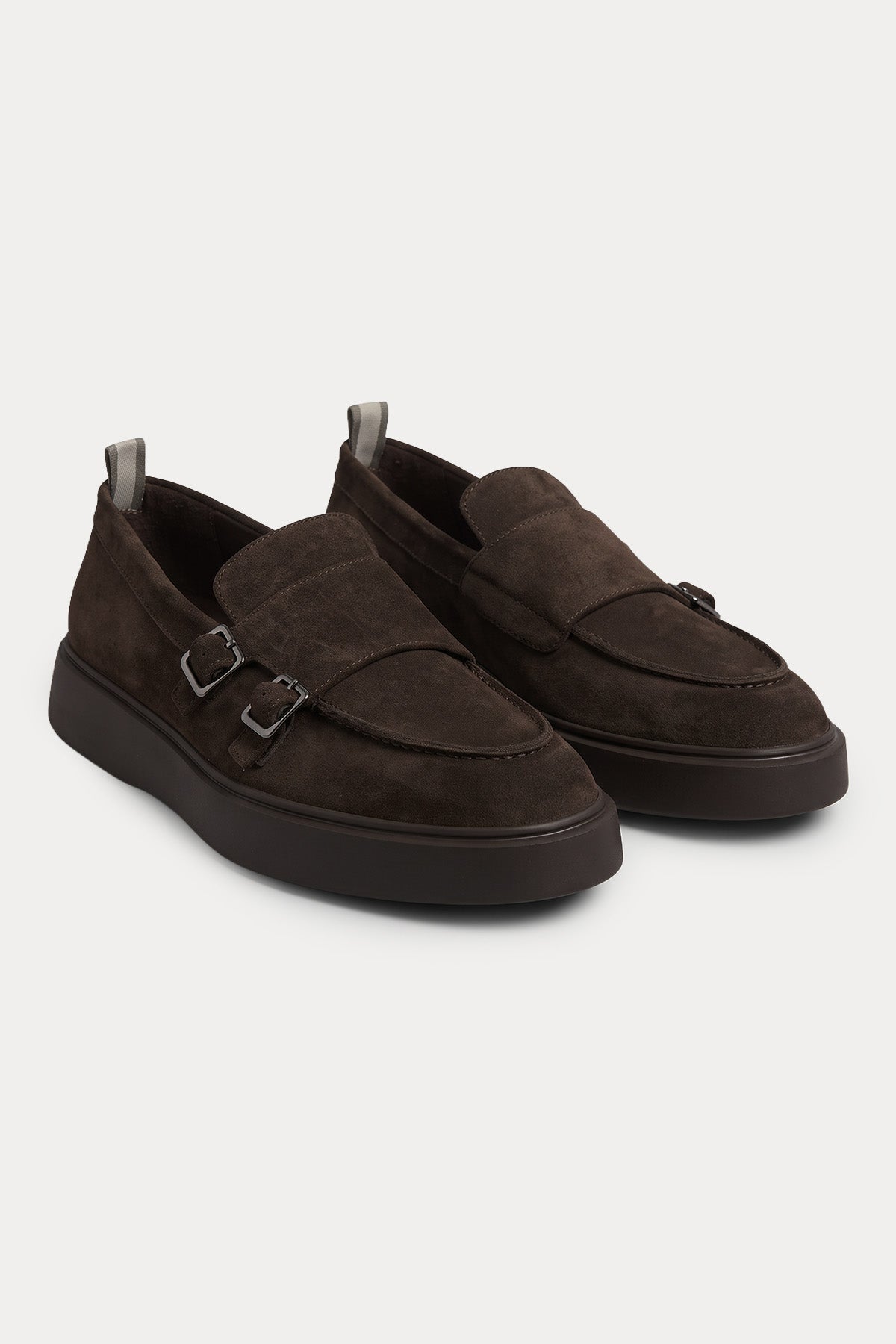 Officine Creative Frame Extralight Taban Çift Tokalı Süet Loafer Ayakkabı