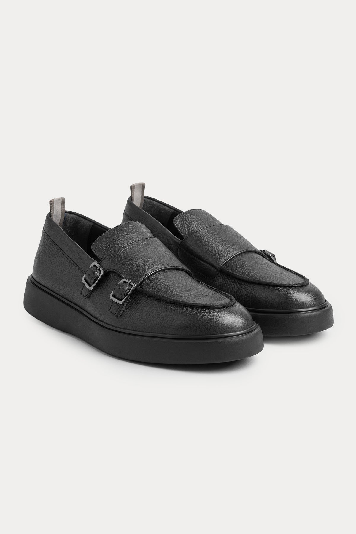 Officine Creative Frame Extralight Taban Çift Tokalı Deri Loafer Ayakkabı