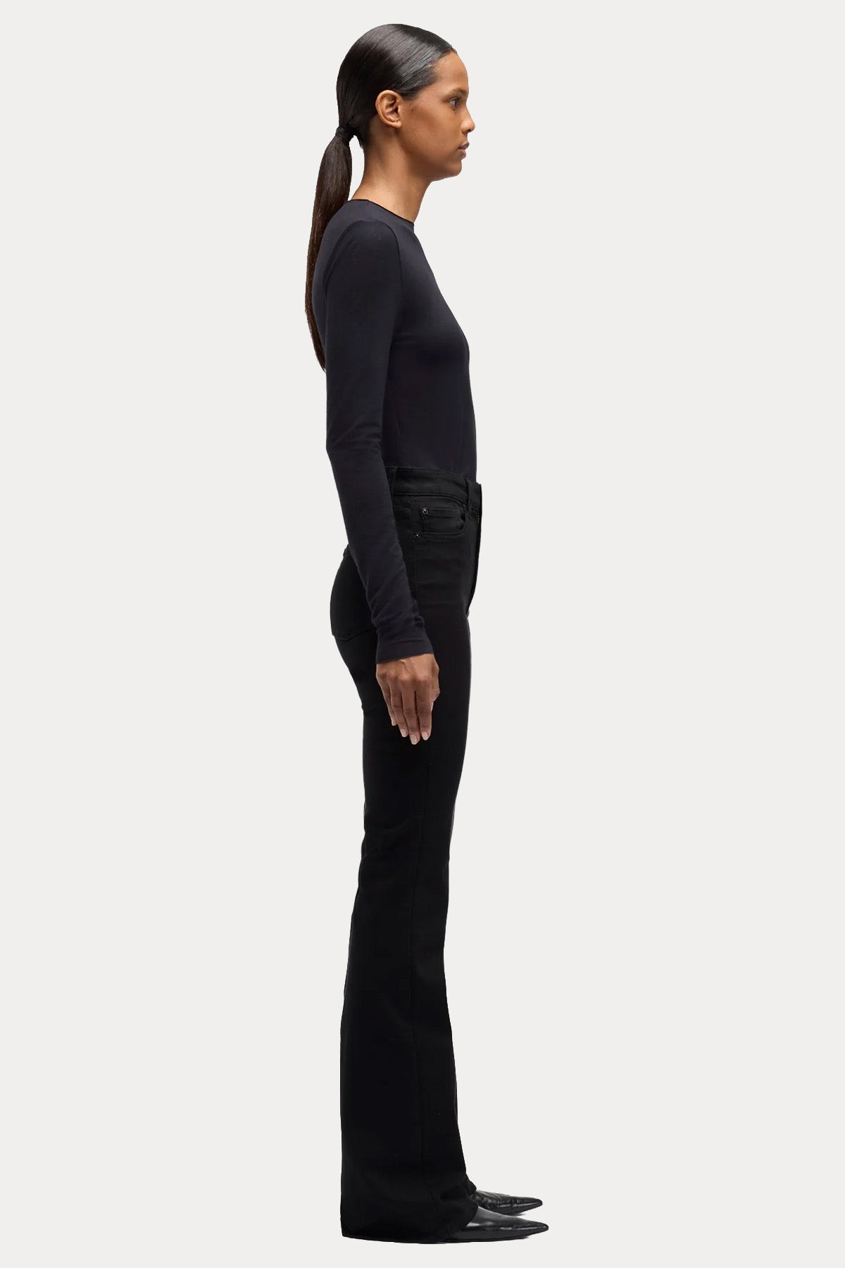 7 For All Mankind Leggy Bootcut Yüksek Belli Streç Jeans