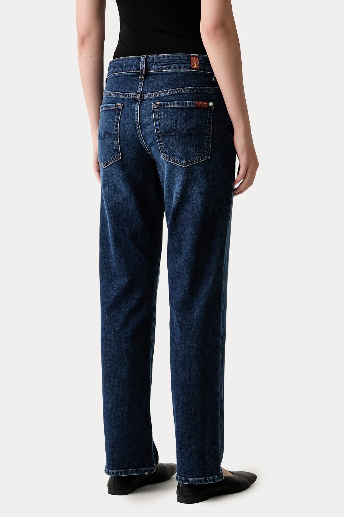 7 For All Mankind Straight Fit Yıkamalı Jeans