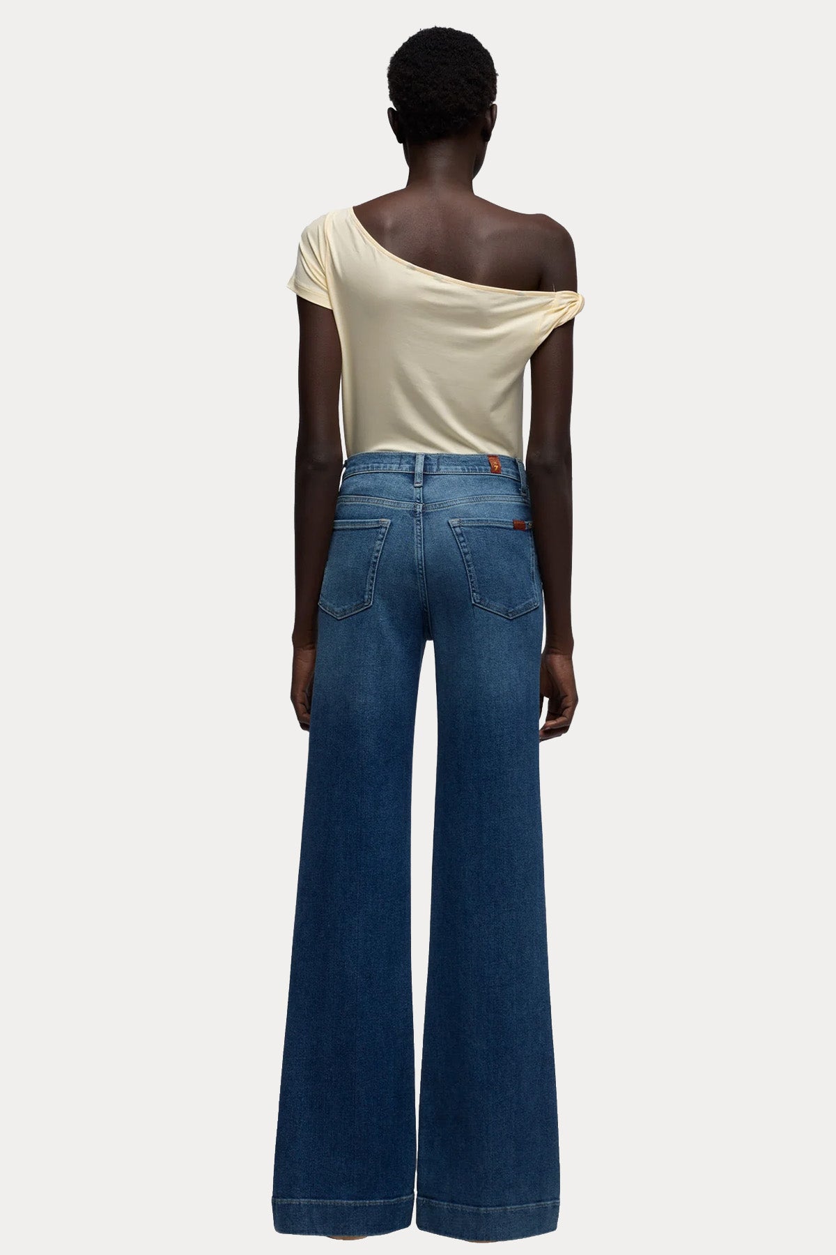 7 For All Mankind Flare Streç Yıkamalı Jeans