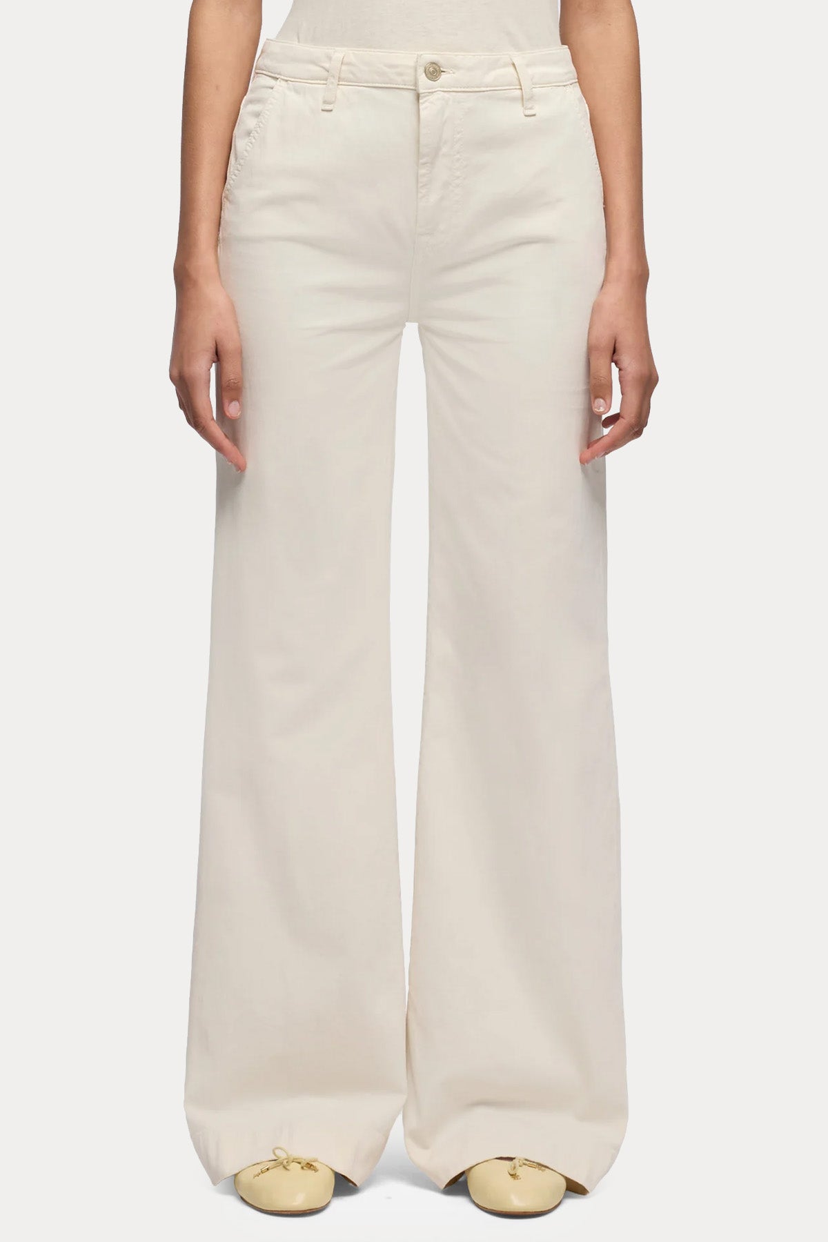 7 For All Mankind Yüksek Belli Streç Flare Pantolon