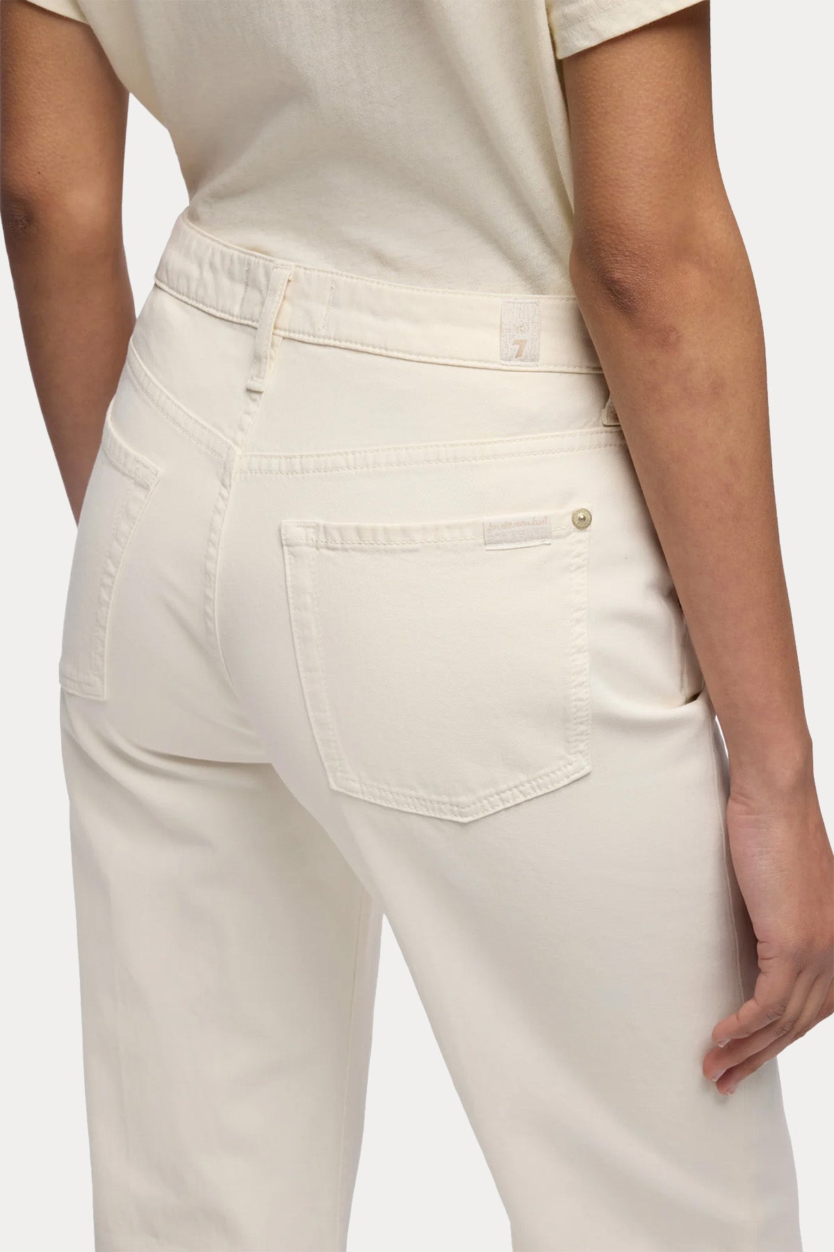 7 For All Mankind Yüksek Belli Streç Flare Pantolon
