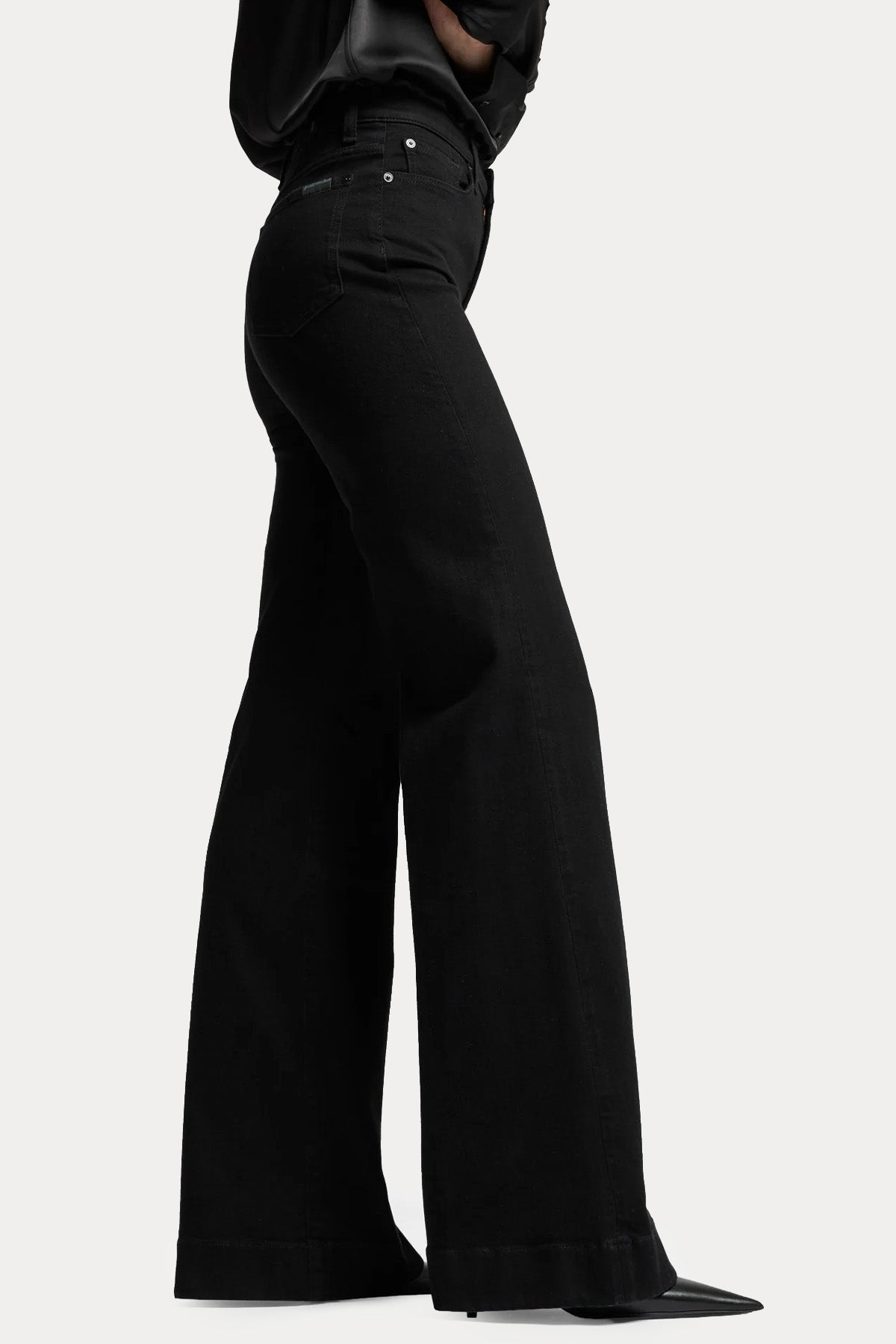 7 For All Mankind Yüksek Bel Streç Modern Dojo Jeans