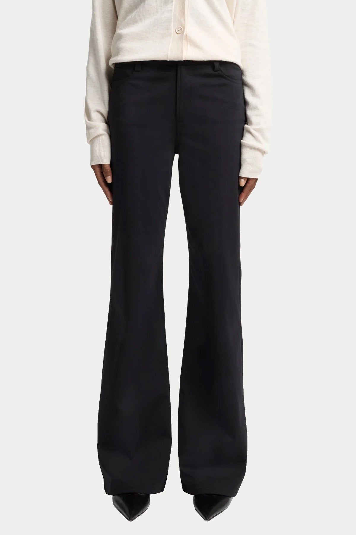 7 For All Mankind Wide Leg Yüksek Belli Streç Jeans