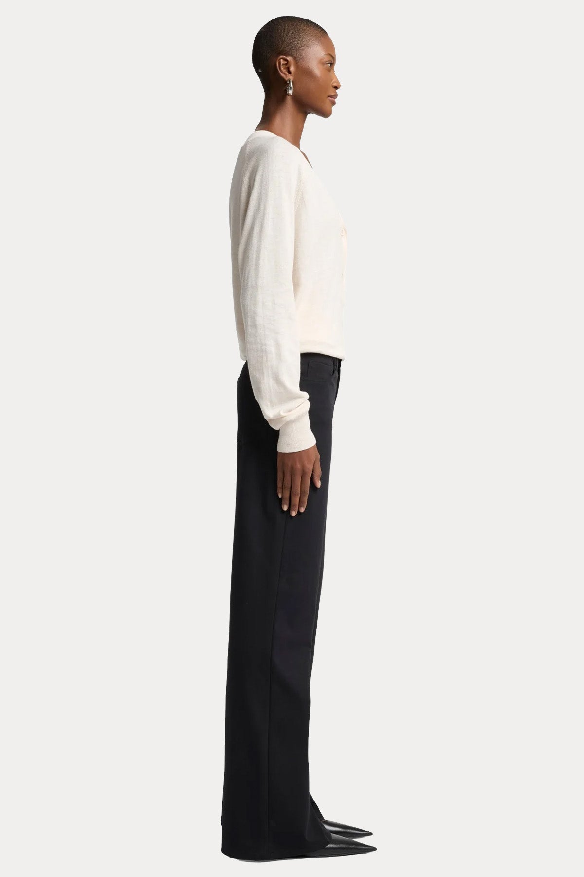 7 For All Mankind Wide Leg Yüksek Belli Streç Jeans
