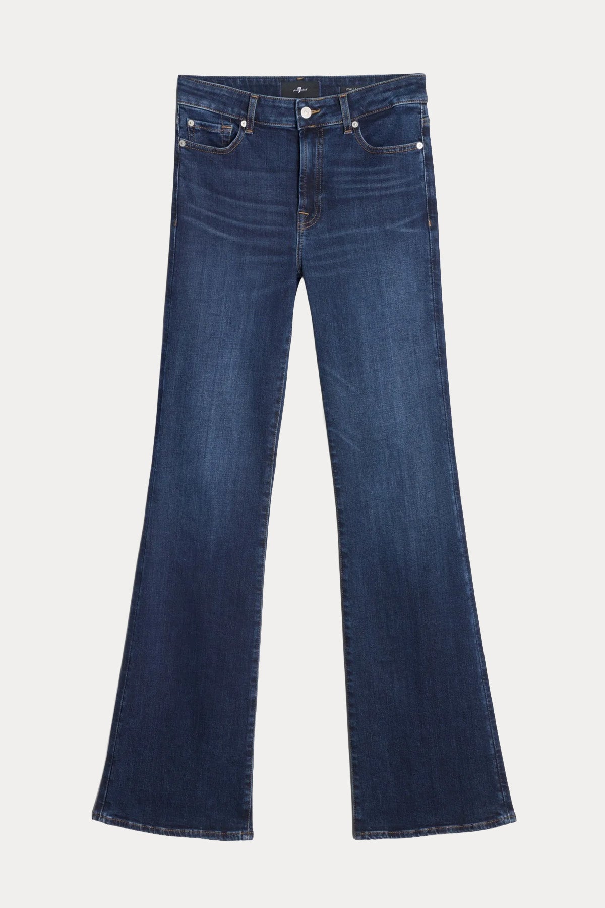 7 For All Mankind Slim Fit Çan Paça Yıkamalı Streç Jeans