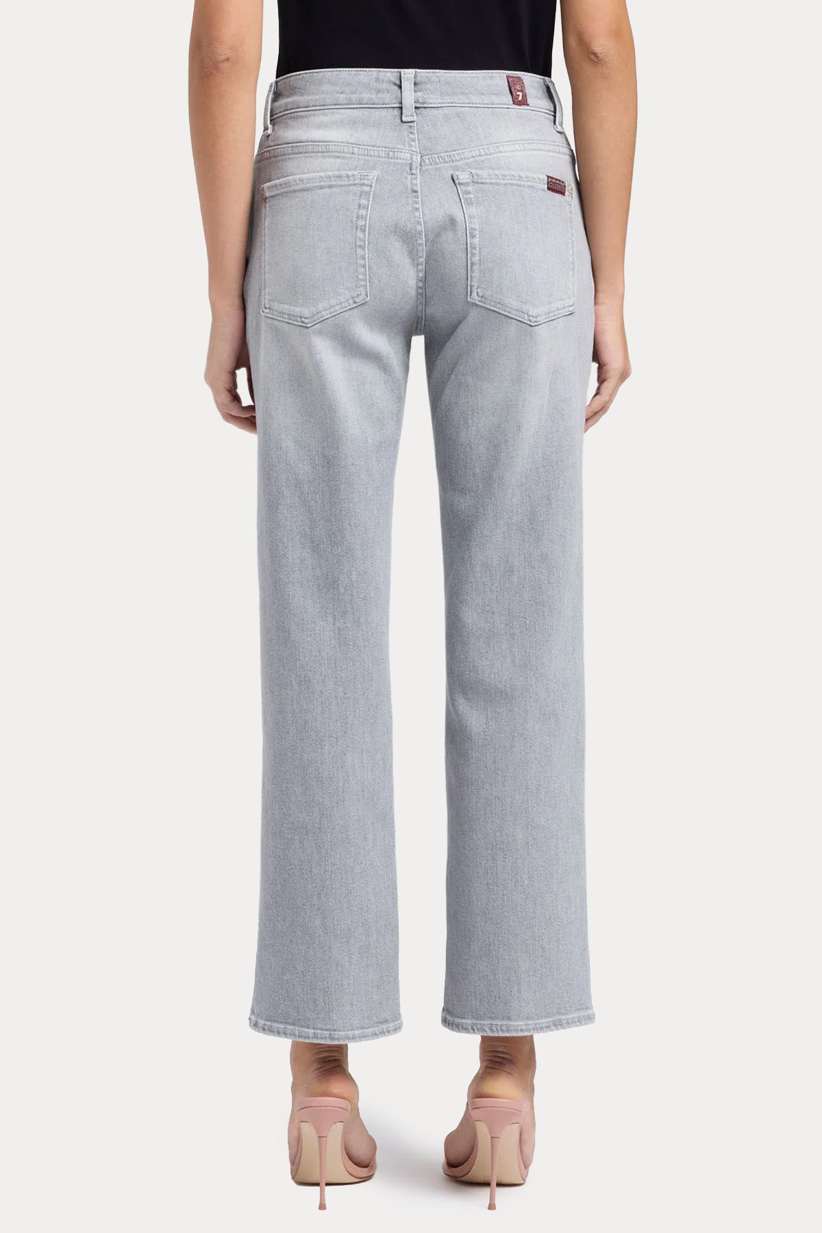7 For All Mankind Straight Fit Yıkamalı Streç Jeans