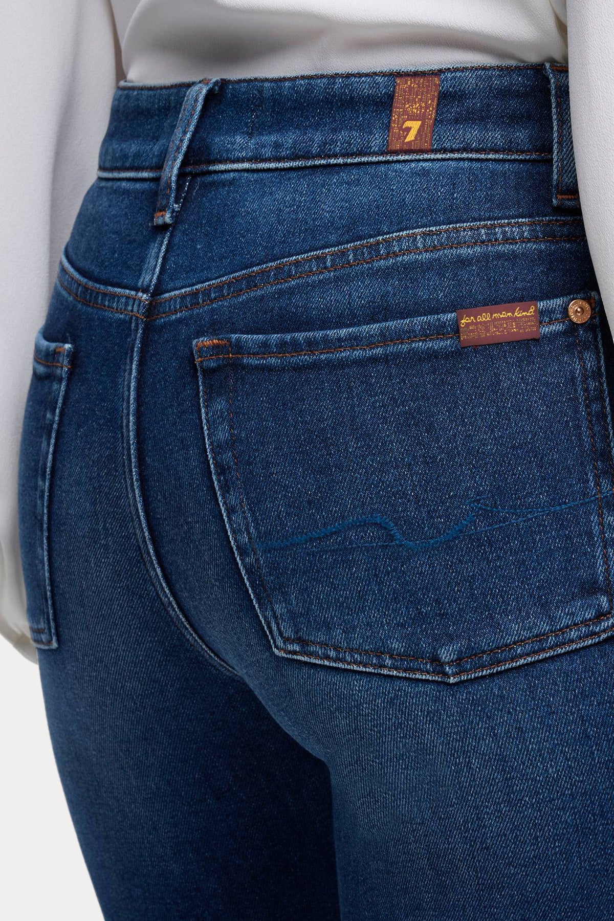 7 For All Mankind Leggy Bootcut Yüksek Belli Streç Jeans