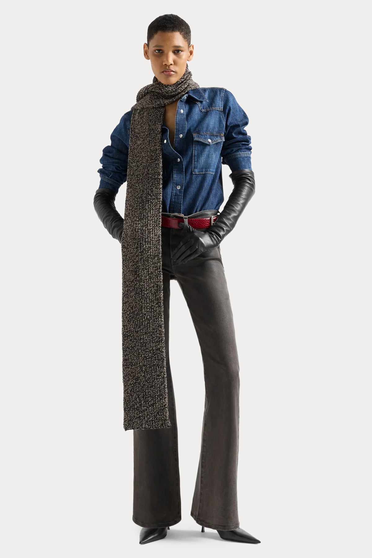 7 For All Mankind Regular Fit Denim Gömlek