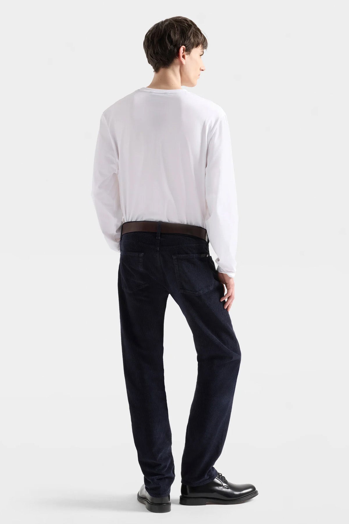 7 For All Mankind Slimmy Classic Slim Fit Fitilli Kadife Pantolon