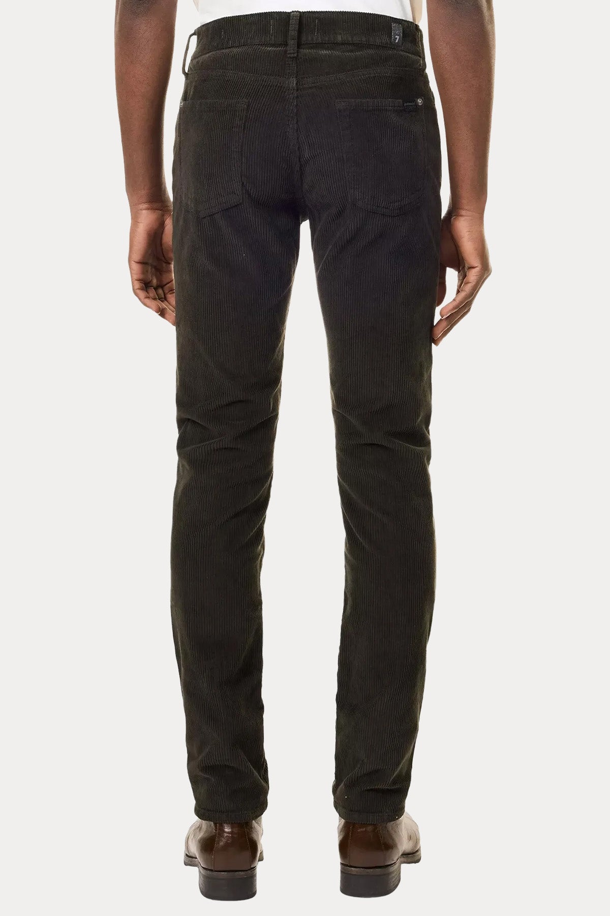 7 For All Mankind Slimmy Classic Slim Fit Fitilli Kadife Pantolon