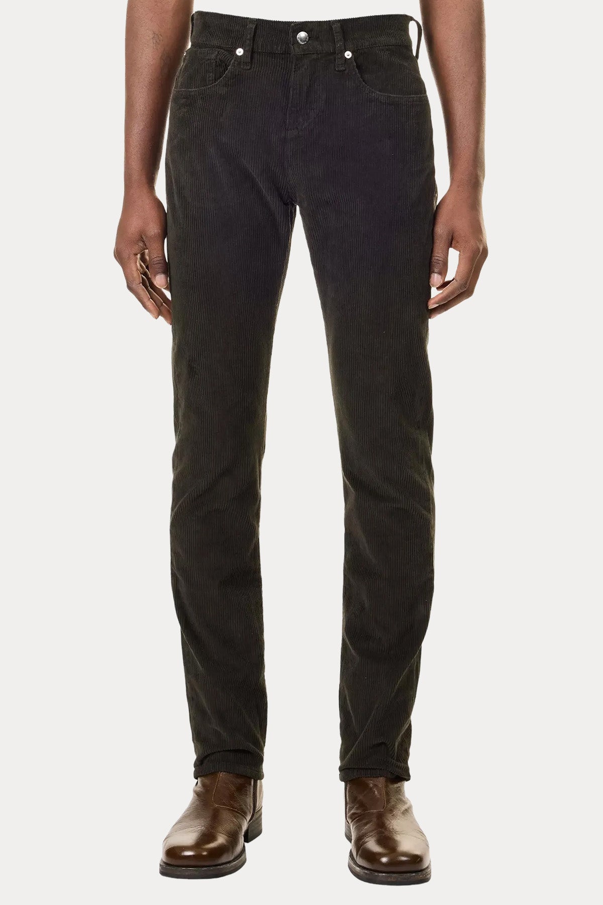 7 For All Mankind Slimmy Classic Slim Fit Fitilli Kadife Pantolon