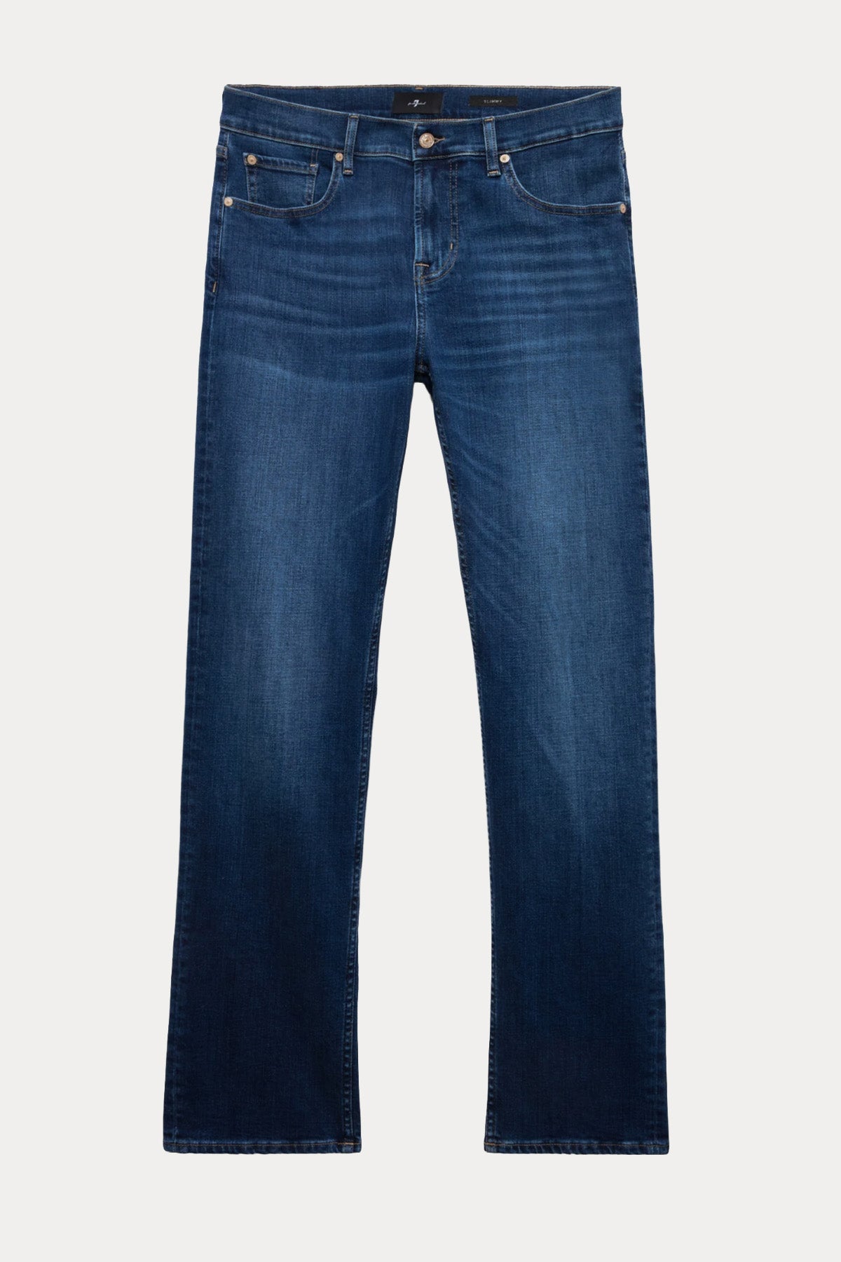 7 For All Mankind Slimmy Classic Slim Fit Yıkamalı Streç Jeans