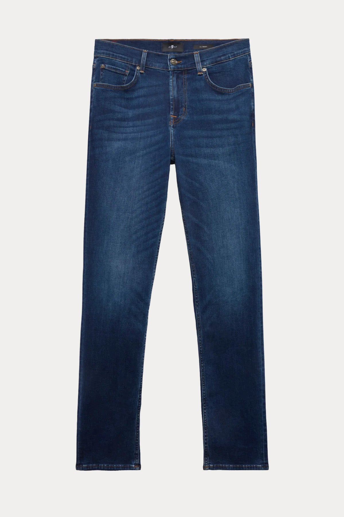 7 For All Mankind Slimmy Classic Slim Fit Yıkamalı Streç Jeans