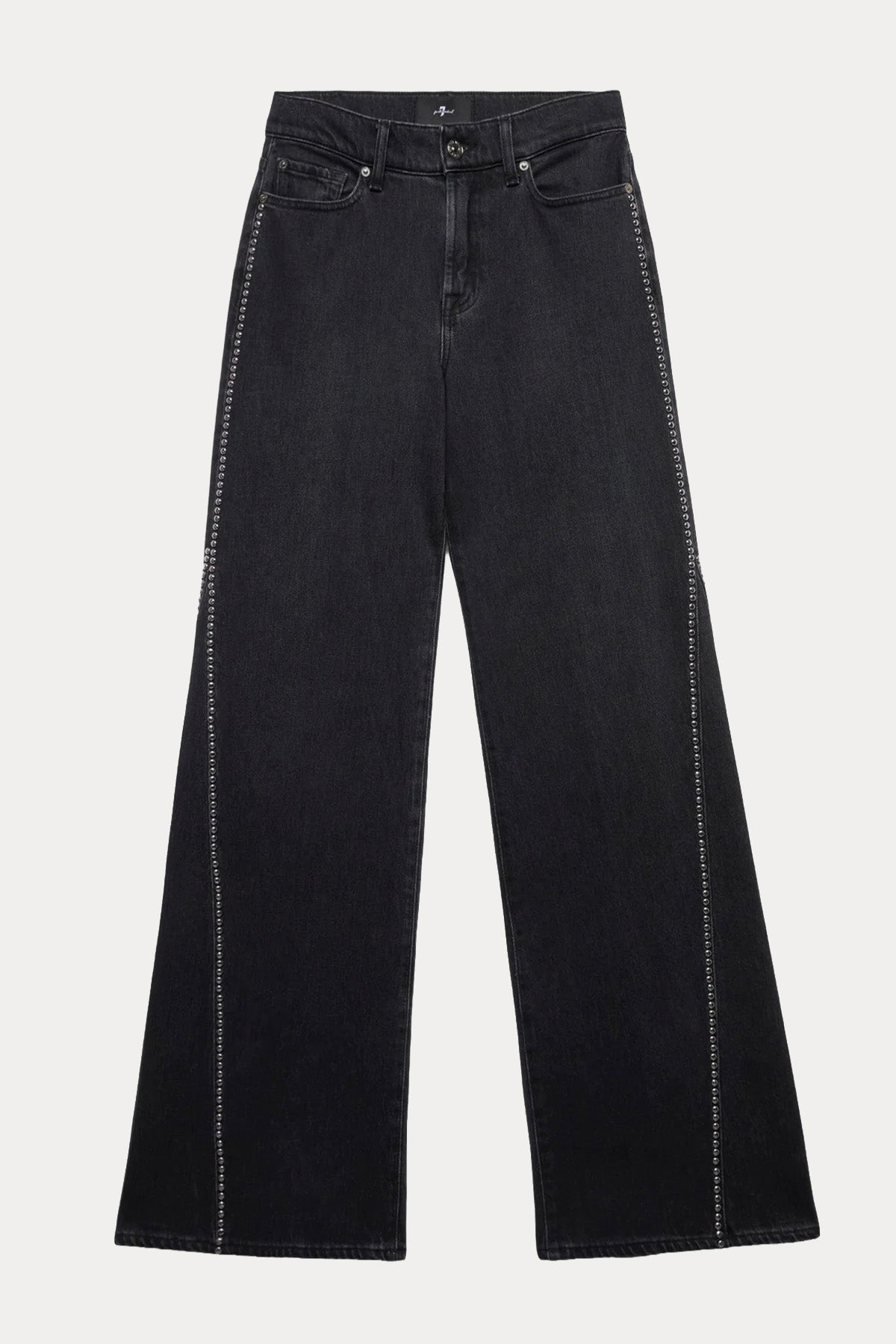 7 For All Mankind Lotta Wide Leg Troklu Yıkamalı Jeans