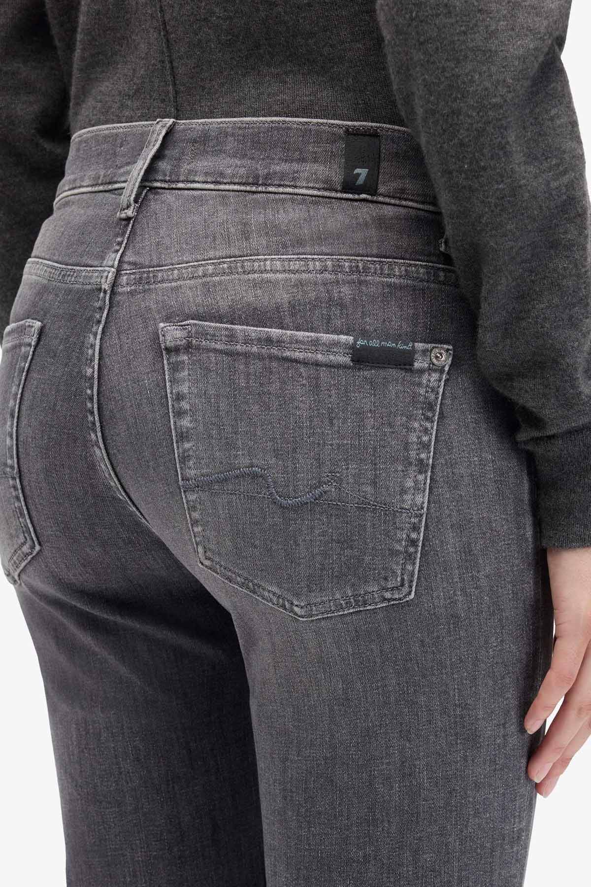 7 For All Mankind Slim Illusion Bootcut Yıkamalı Streç Jeans
