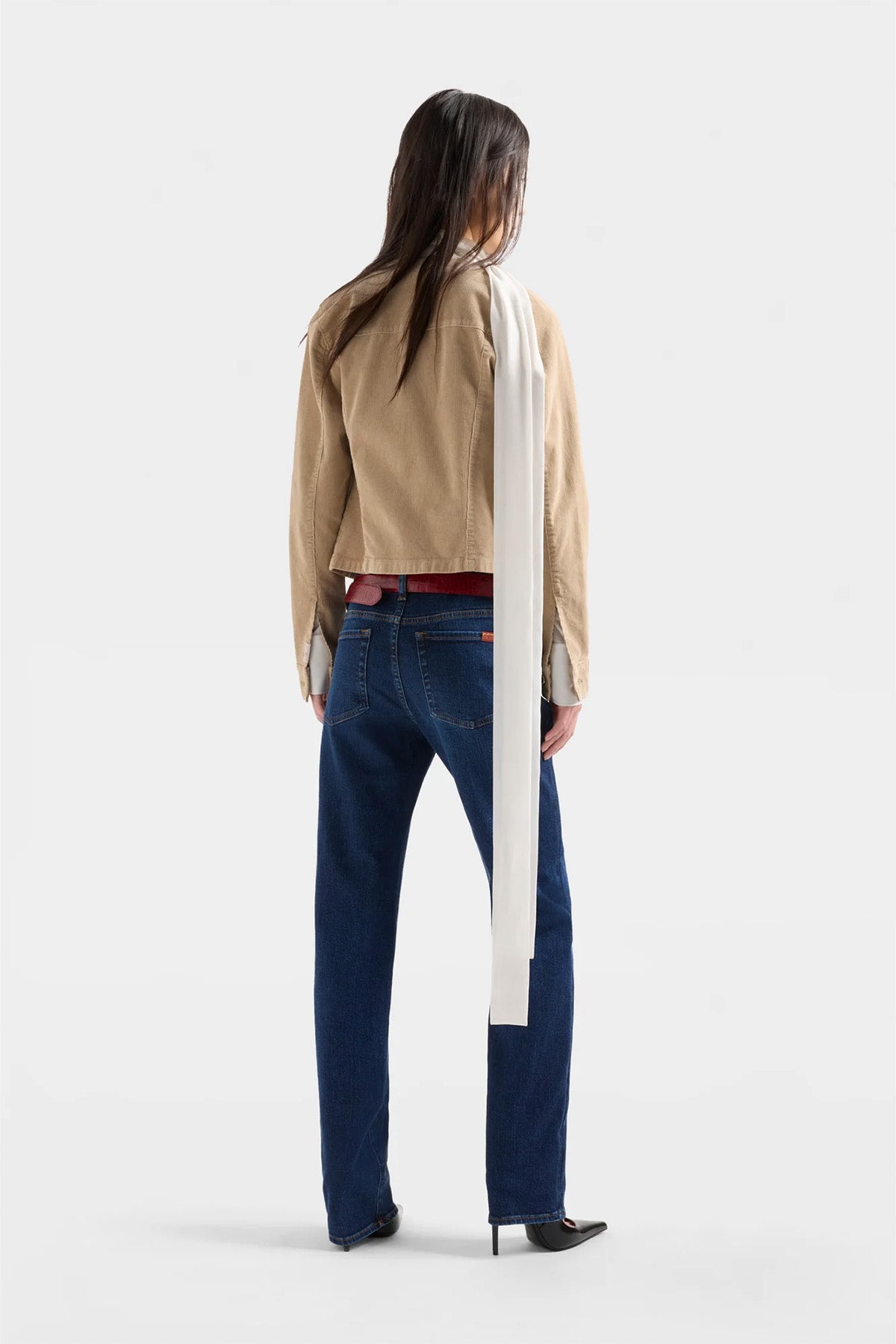 7 For All Mankind Regular Fit Fitilli Kadife Ceket