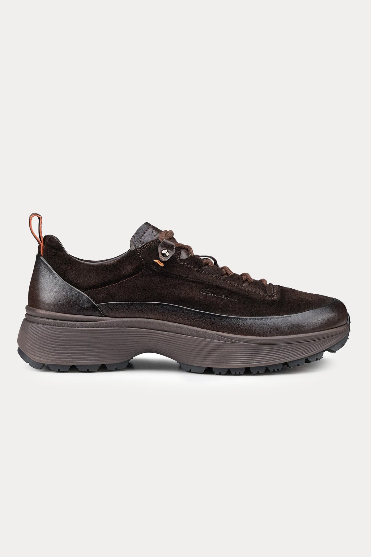 Santoni Süet Deri Sneaker Ayakkabı