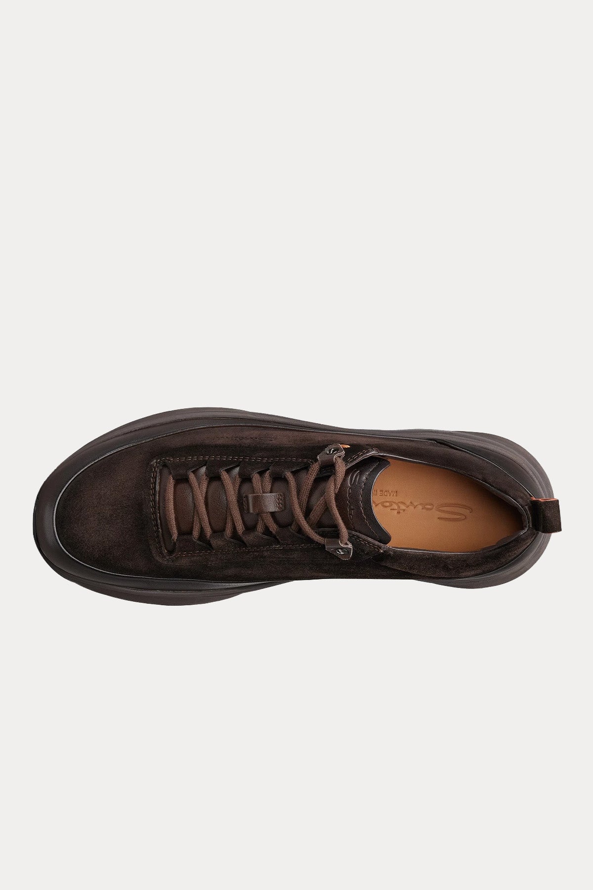 Santoni Süet Deri Sneaker Ayakkabı
