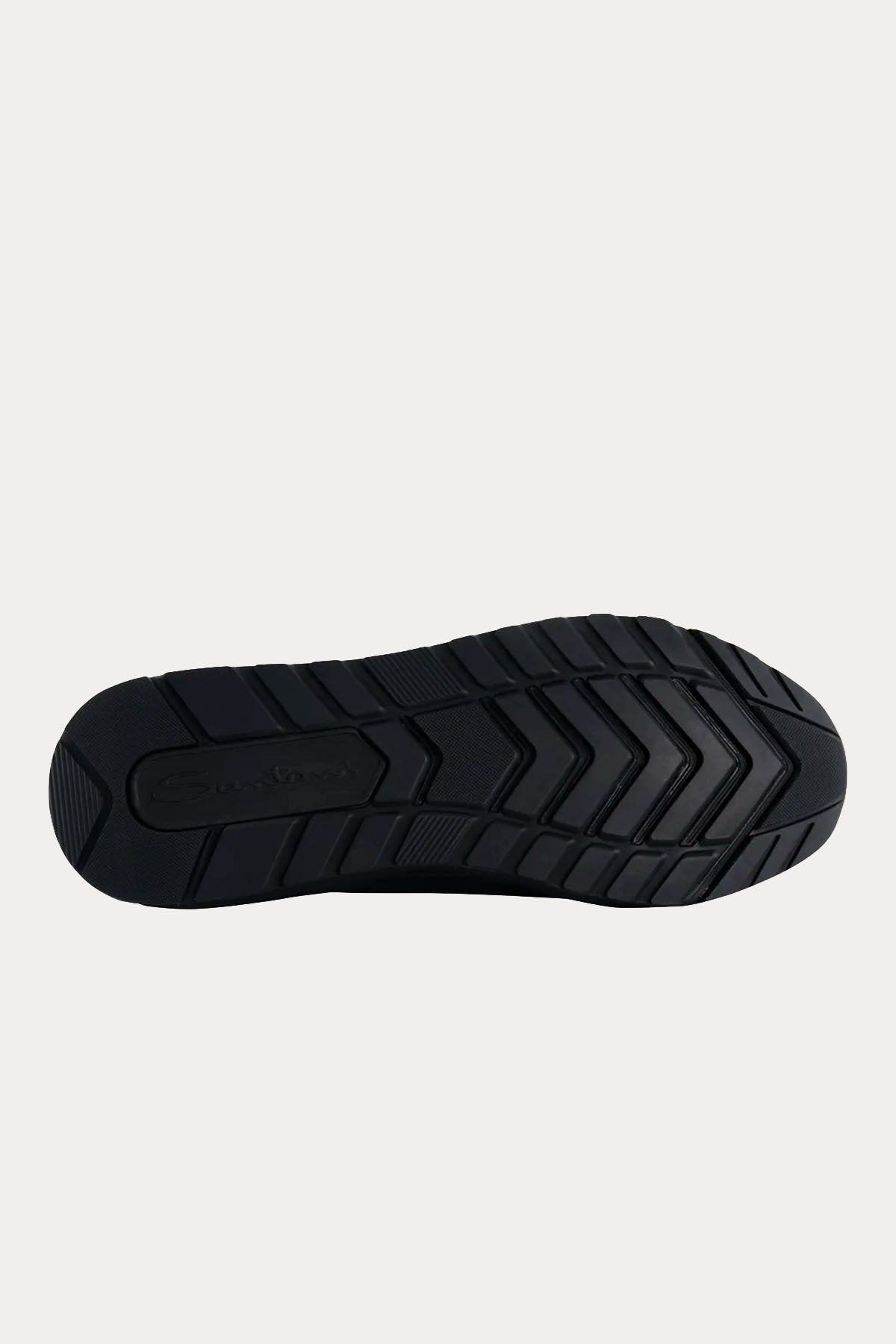 Santoni Teknik Fileli Deri Sneaker Ayakkabı