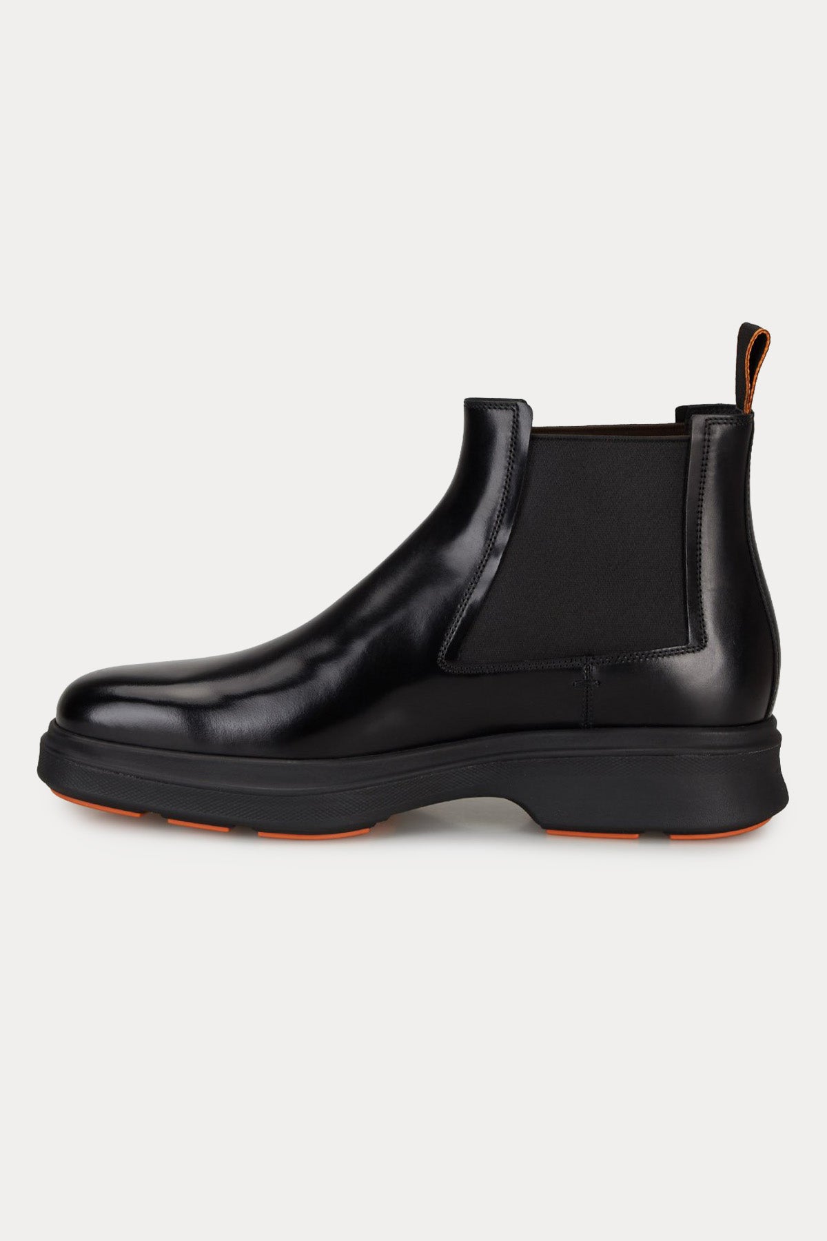 Santoni Lastik Bantlı Ultra Hafif Deri Bot