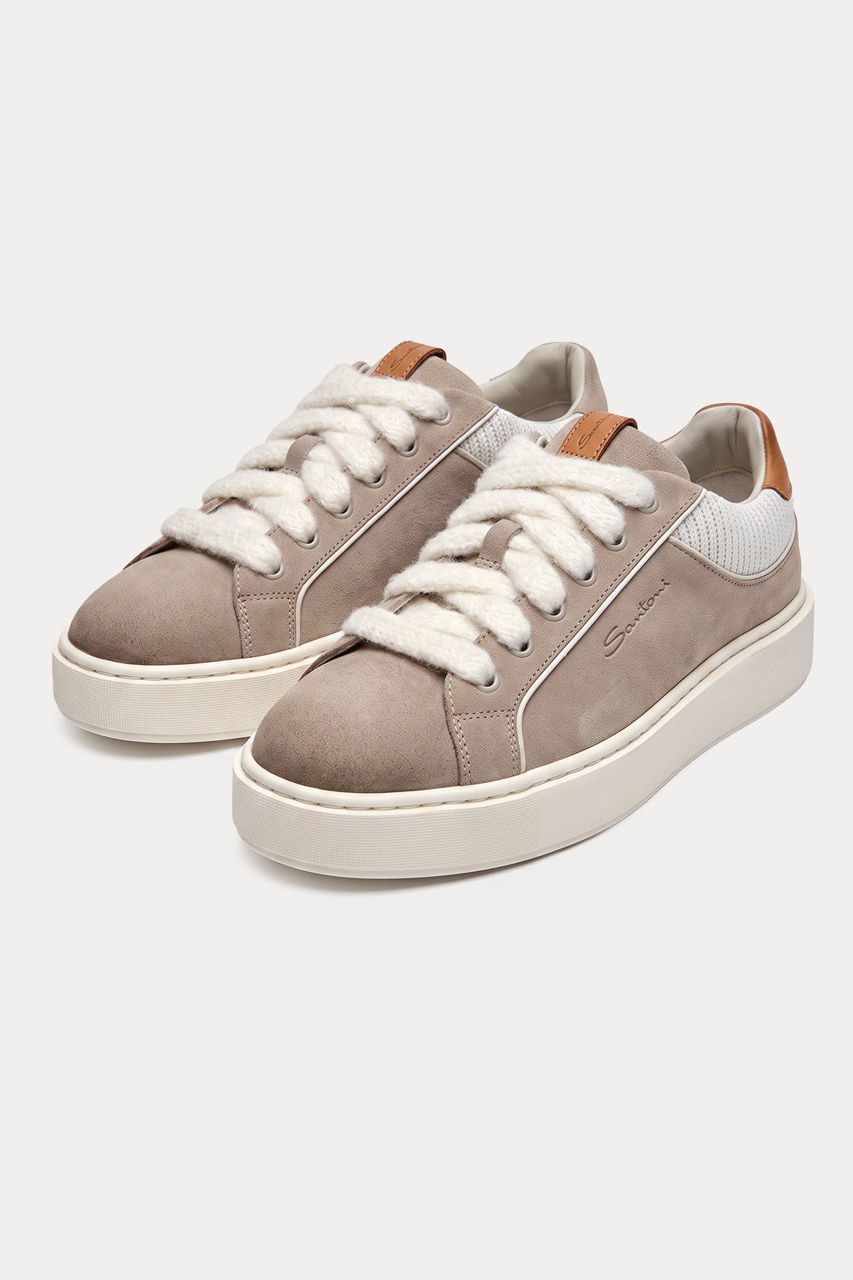 Santoni Süet Sneaker Ayakkabı