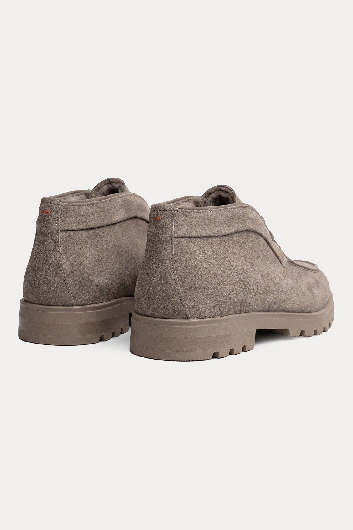 Santoni Lastik Bantlı Süet Kısa Bot