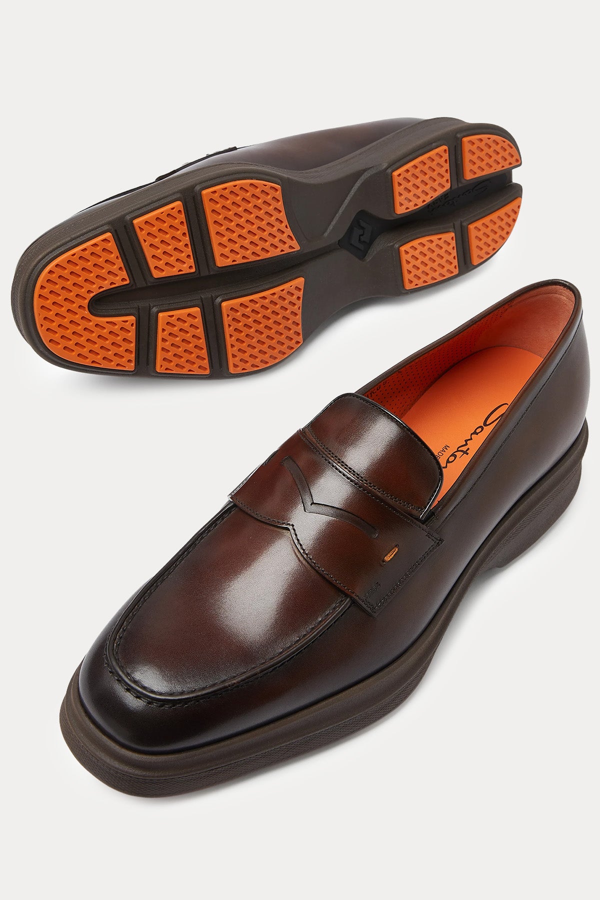 Santoni Easy Nova Deri Loafer Ayakkabı