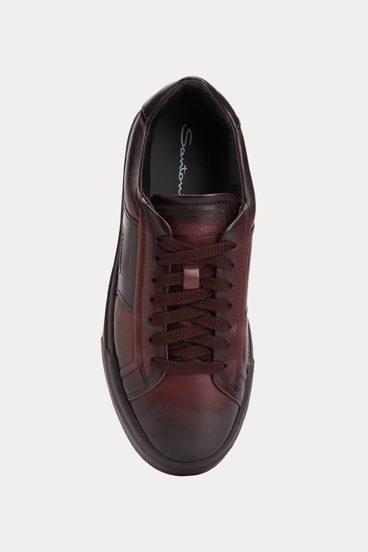 Santoni Double Buckle Deri Sneaker Ayakkabı