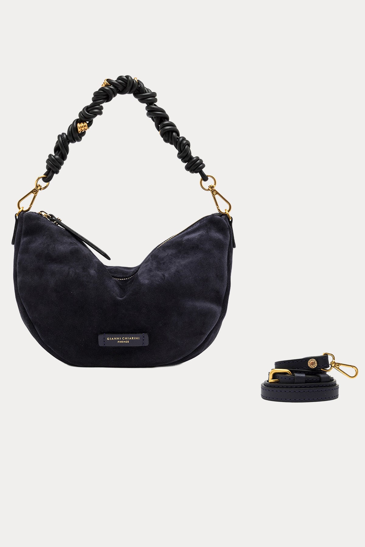 Gianni Chiarini Cleo Süet Omuz Çantası