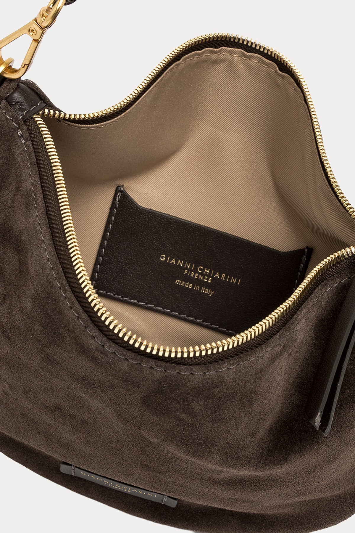 Gianni Chiarini Cleo Süet Omuz Çantası